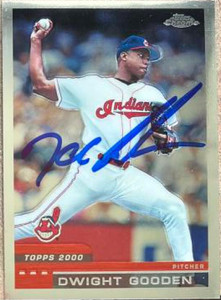 Dwight Gooden Autographed 2000 Topps Chrome #131