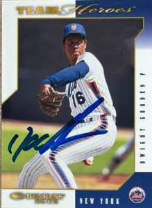 Dwight Gooden Autographed 2003 Donruss Team Heroes #323