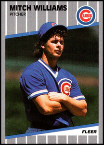 1989 Fleer Update #U-81 Mitch Williams NM-MT Chicago Cubs 