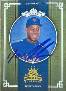 Dwight Gooden Autographed 2005 Donruss Diamond Kings #430 Dwight Gooden Autographed 2005 Donruss Diamond Kings #430