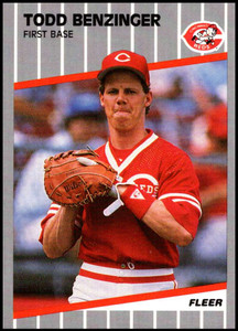 1989 Fleer Update #U-83 Todd Benzinger NM-MT Cincinnati Reds 