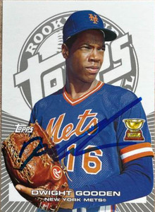 Dwight Gooden Autographed 2005 Topps Rookie Cup Reprints #54