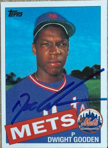 Dwight Gooden Autographed 2010 Topps - The Cards Your Mom Threw Out #620 (Original Back)