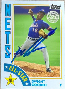 Dwight Gooden Autographed 2019 Topps - 1984 Topps Baseball All-Stars #84AS-DG  Dwight Gooden Autographed 2019 Topps - 1984 Topps Baseball All-Stars #84AS-DG