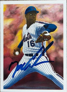 Dwight Gooden Autographed 1989 Score Scoremasters #20