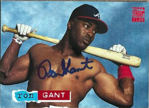 Ron Gant Autographed 1994 Stadium Club #123