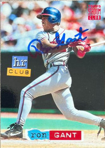 Ron Gant Autographed 1994 Stadium Club #260