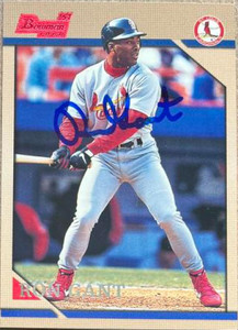 Ron Gant Autographed 1996 Bowman #31