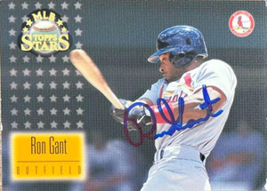 Ron Gant Autographed 1997 Topps Stars #9 Ron Gant Autographed 1997 Topps Stars #9