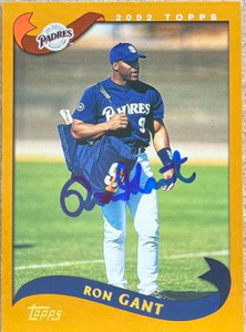 Ron Gant Autographed 2002 Topps #369