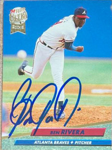 Ben Rivera Autographed 1992 Fleer Ultra #463