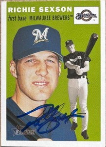 Richie Sexson Autographed 2003 Topps Heritage #320