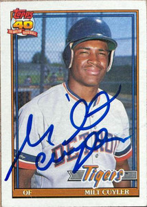 Milt Cuyler Autographed 1991 Topps #684