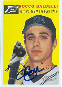 Rocco Baldelli Autographed 2003 Topps Heritage #352 ID: 138706