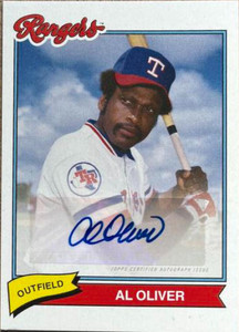 Al Oliver Autographed 2020 Topps x Super 70s Sports - Autographs #1A  AU