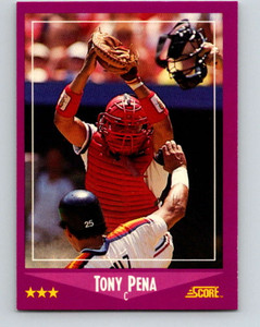 1988 Score #48 Tony Pena VG St. Louis Cardinals 