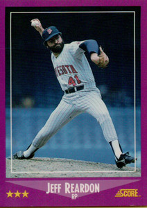 1988 Score #91 Jeff Reardon VG Minnesota Twins 