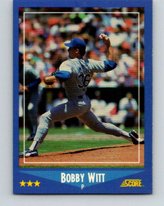 1988 Score #149 Bobby Witt VG Texas Rangers 