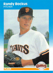 1987 Fleer Update #U-6 Randy Bockus NM-MT RC Rookie San Francisco Giants 