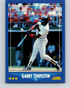1988 Score #189 Garry Templeton VG San Diego Padres 
