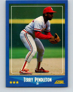 Terry Pendleton autographed Baseball Card (St. Louis Cardinals) 1991 Score  #230