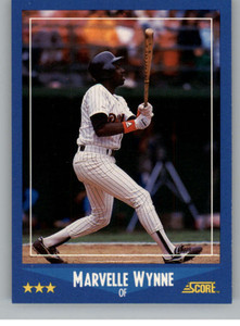 1988 Score #209b Marvell Wynne COR VG San Diego Padres 