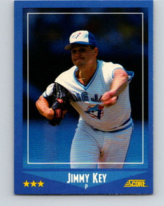 1988 Score #216 Jimmy Key VG Toronto Blue Jays 