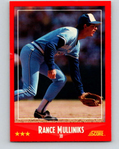 1988 Score #235 Rance Mulliniks VG Toronto Blue Jays 