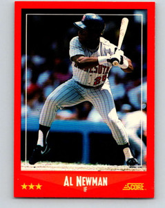 1988 Score #252 Al Newman VG Minnesota Twins 