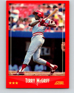 1988 Score #281 Terry McGriff VG Cincinnati Reds 