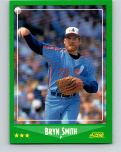 1988 Score #356 Bryn Smith VG Montreal Expos 