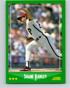 1988 Score #375 Shane Rawley VG Philadelphia Phillies 