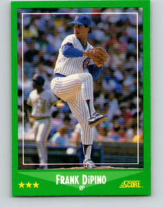 1988 Score #413 Frank DiPino VG Chicago Cubs 