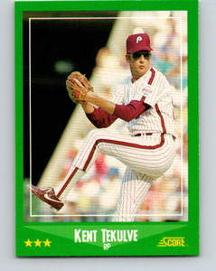 1988 Score #425 Kent Tekulve VG Philadelphia Phillies 