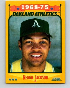 1988 SCORE REGGIE JACKSON BALTIMORE ORIOLES #501