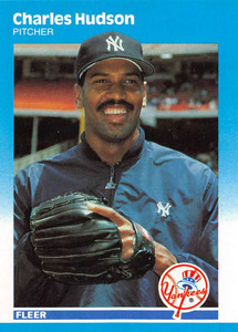 1987 Fleer Update #U-46 Charles Hudson NM-MT New York Yankees 