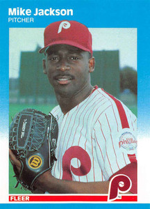 1987 Fleer Update #U-48 Mike Jackson NM-MT RC Rookie Philadelphia Phillies 