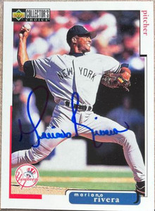 SOLD 138798 Mariano Rivera Autographed 1998 Collector's Choice #451