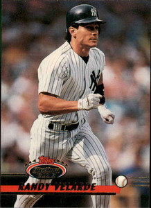 1993 Stadium Club #32 Randy Velarde VG New York Yankees 