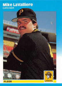 1987 Fleer Update #U-60 Mike LaValliere NM-MT Pittsburgh Pirates 