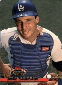 1993 Stadium Club #46 Mike Scioscia VG Los Angeles Dodgers 