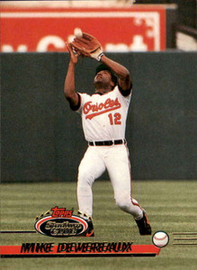 1993 Stadium Club #56 Mike Devereaux VG Baltimore Orioles 