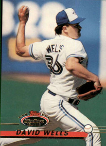 1993 Stadium Club #59 David Wells VG Toronto Blue Jays 