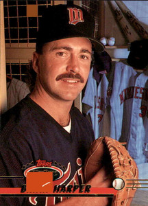 1993 Stadium Club #95 Brian Harper VG Minnesota Twins 