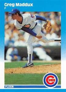 1987 Fleer Update #U-68 Greg Maddux NM-MT RC Rookie Chicago Cubs 