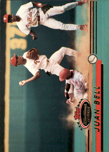 1993 Stadium Club #157 Juan Bell VG Philadelphia Phillies 
