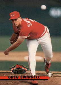 1993 Stadium Club #165 Greg Swindell VG Cincinnati Reds 