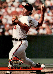 1993 Stadium Club #174 Storm Davis VG Baltimore Orioles 