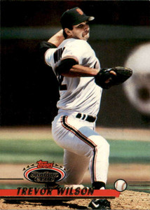 1993 Stadium Club #185 Trevor Wilson VG San Francisco Giants 
