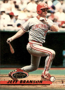 1993 Stadium Club #188 Jeff Branson VG Cincinnati Reds 